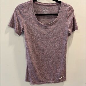 Nike Women's Heathered Pink Short Sleeve Tee